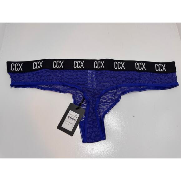 City Chic / CCX Lace Thong - Cobalt Color- Plus Size Various - NWT - Picture 5 of 8